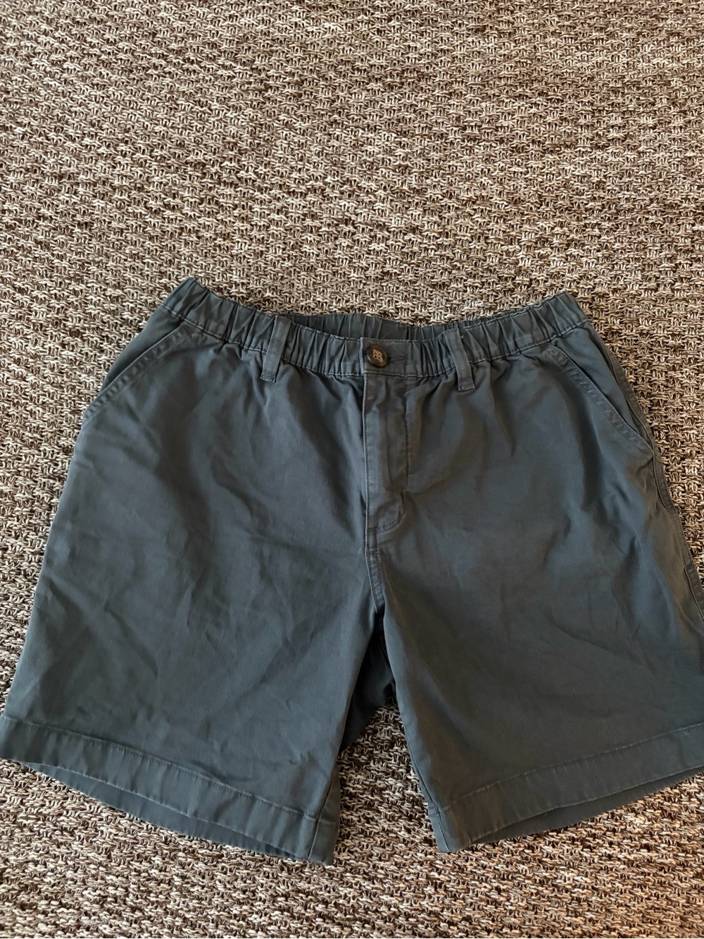 chubbies Men's Slate Blue Flat-Front Shorts